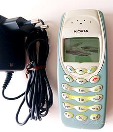 NOKIA 3410 FUNZIONANTE + BATTERIA + CARICABATTERIE