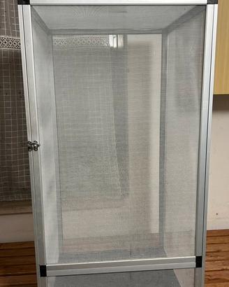 Teca in rete camaleonte/insetti 50x50x100