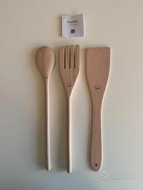 Mestoli utensili da cucina in legno Thun