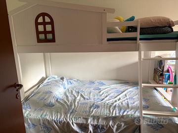 letto a castello piazza e mezza e singolo