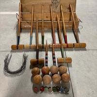 Gioco del Croquet completo fine 800 inizi 900