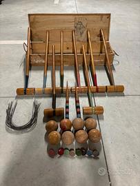Gioco del Croquet completo fine 800 inizi 900