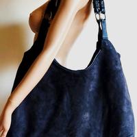 Originale TED BENSON, borsa in camoscio nero