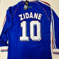 Maglia Calcio Francia Mondiali 1998 Zidane N10