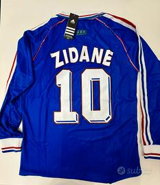 Maglia Calcio Francia Mondiali 1998 Zidane N10