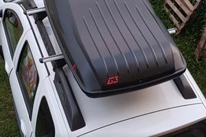 Box auto da tetto portasci/portatutto