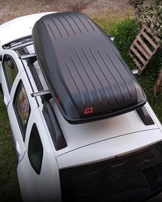 Box auto da tetto portasci/portatutto