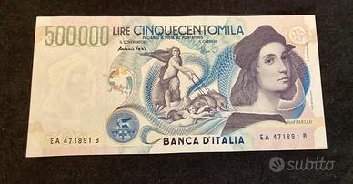 500.000 Lire "RAFFAELLO" 1997  SUPERBA