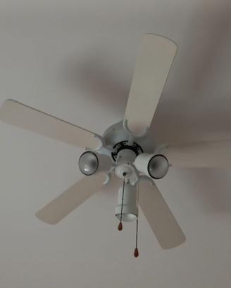 Lampadario con pale