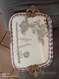 Vassoio Antico con specchio 