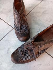 Scarpe donna in pelle, scamosciata e stoffa