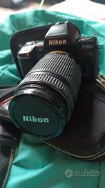 Nikon F-801s corpo macchina +flash e filtri