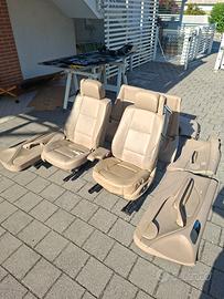 interni pelle beige BMW E 46 cabrio
