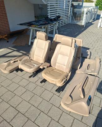 interni pelle beige BMW E 46 cabrio