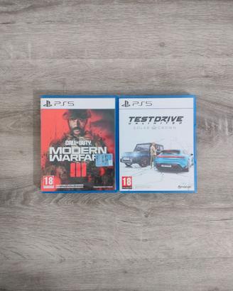 Test drive + Cod PS5 