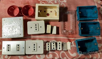 Stock materiale elettrico BTicino, Vimar, Gewiss