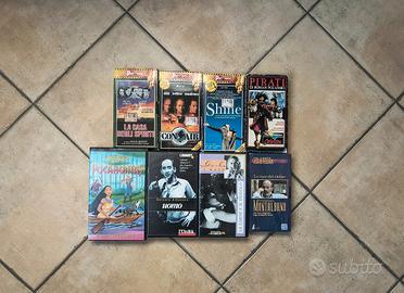 Lotto di 8 videocassette VHS originali, alcune anc