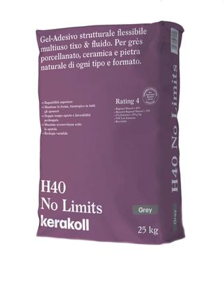 10 sacchi di H40 NO LIMITS KERAKOLL + trasporto