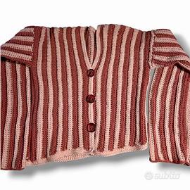 Cardigan Fatto a Mano all'Uncinetto su Misura (Han