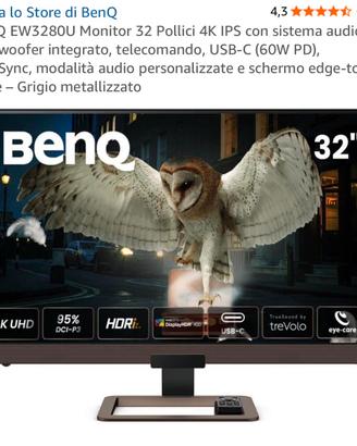 Monitor Gamin BenQ 32” 4K