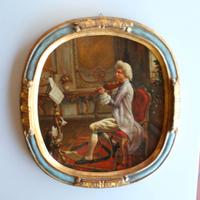 Quadro di interno “Il violinista” c.1960