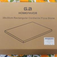 Pietra Refrattaria per Pizza 38x30cm Piastra Forno