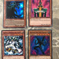 Lotto 4 carte yugioh