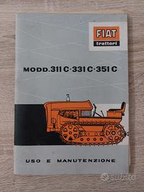 Libretto uso e manutenzione trattori Fiat 311 C 33