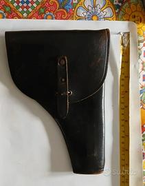 fondina in cuoio colore nero