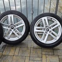 Set 4 cerchi in lega originali audi 17 pollici