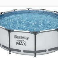 Piscina fuori terra rotonda Bestway Steel Pro MAX