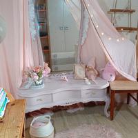 ballerina da trucco vintage rosa