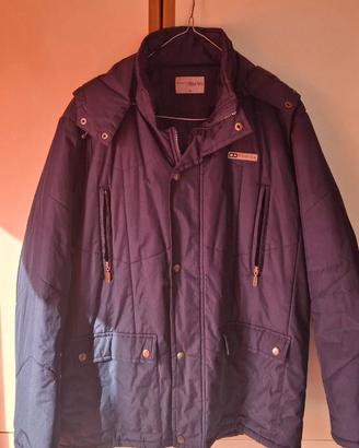 Giaccone invernale tecnico uomo blu navy taglia M