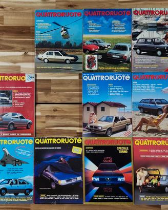 Quattroruote Anno 1984 - Lotto numeri d'epoca 