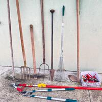 Lotto attrezzi orto giardino