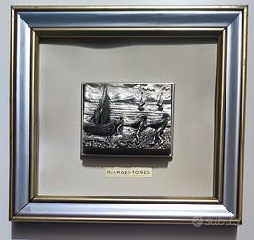 Tre quadretti argento