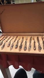 set posate da dolce soligen argento 800