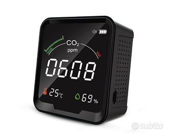 Misuratore di CO2 Rileva la Temperatura