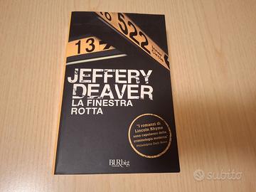 LIBRO "LA FINESTRA ROTTA" DI JEFFERY DEAVER