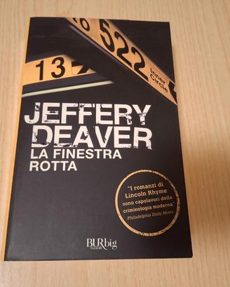 LIBRO "LA FINESTRA ROTTA" DI JEFFERY DEAVER