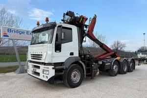IVECO STRALIS 4 assi Scarrabile GRU Palfinger