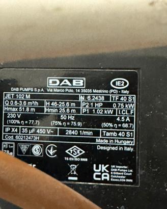 Autoclave dab praticamente nuova con press control