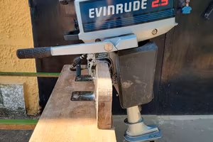Canotto e motore EVINRUDE 2,5 HP