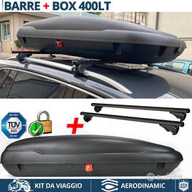 BAULE Box Tetto 400Lt + BARRE per VW TIGUAN
