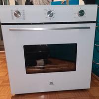 Forno Master Kitchen in vetro bianco