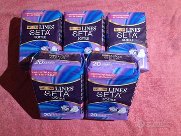 Set assorbenti Lines Seta Sottile 20 pezzi