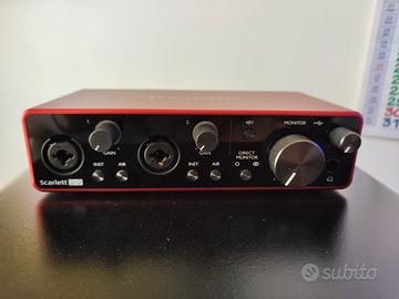 Focusrite Scarlett 2i2 3rd gen interfaccia audio