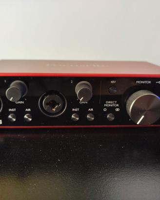 Focusrite Scarlett 2i2 3rd gen interfaccia audio
