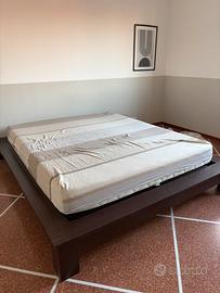 Trittico completo: letto + cassettone + comodoni