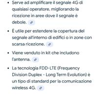 Ripetitore segnale per reti cellulare